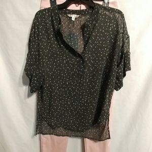 Swiss Dot Blouse